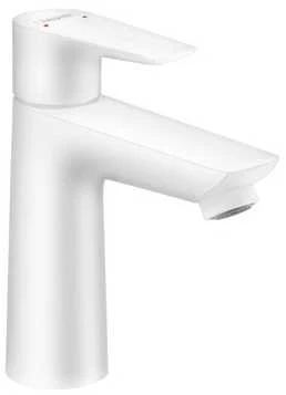 Hansgrohe Talis E 110 praustuvo maišytuvas su dugno vožtuvu, matinis baltas