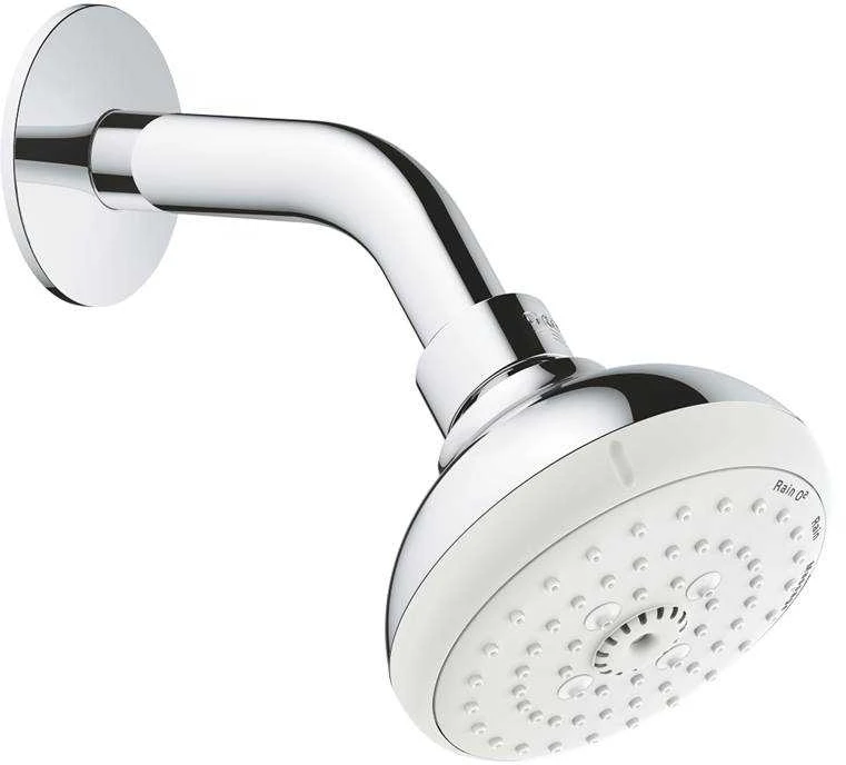 Grohe Tempesta 100 III dušo galva su laikikliu, iš sienos, chromas