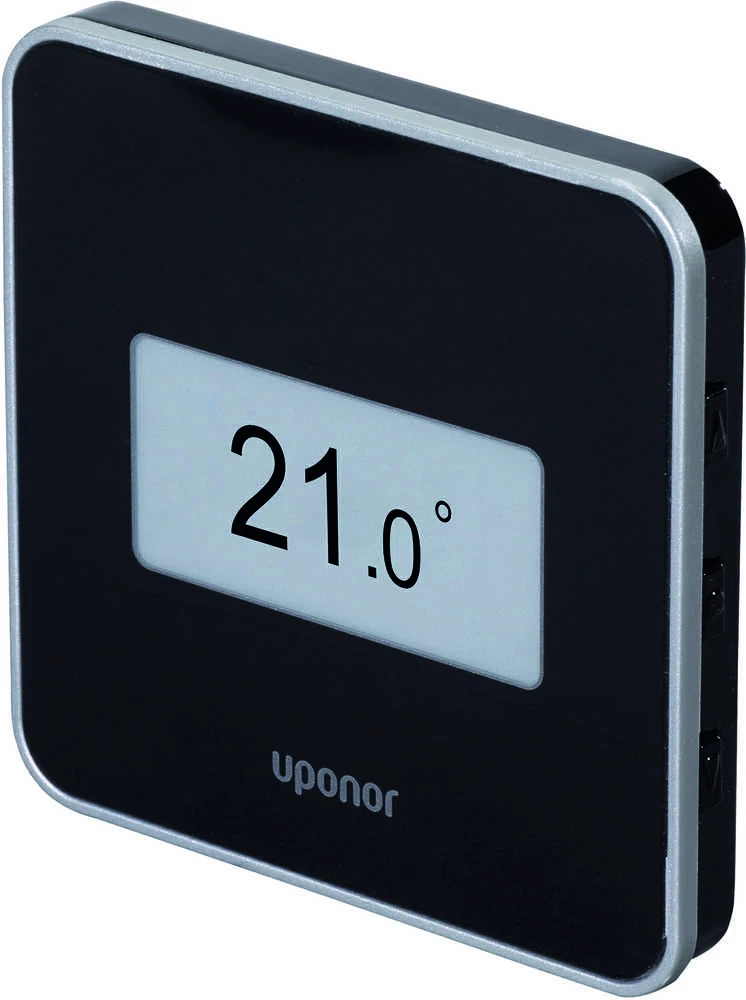 Uponor Smatrix Wave termostats D+RH T-169, juodas