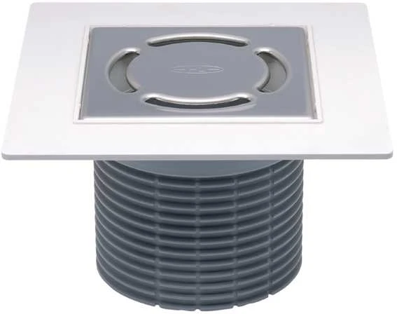 Uždedamas elementas PVC dangos privedimui D-110 185x185/115x115mm