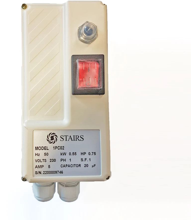 vadības pults 1f sūknim 1PC04 1,1kW 40uF
