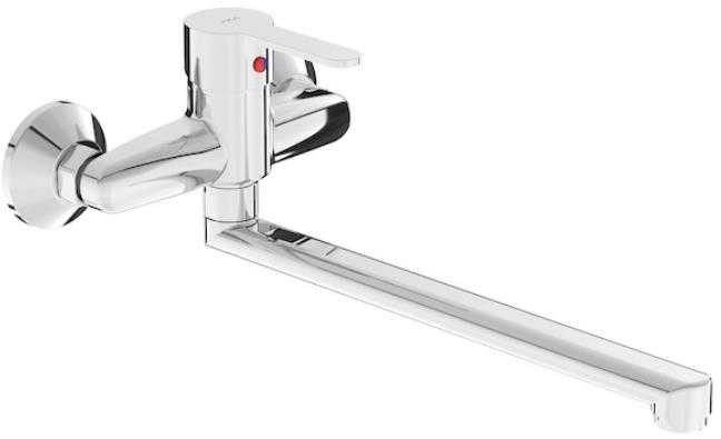 virtuves izlietnes maisītājs Lyra Smart, no sienas, iztece 300 mm, hroms