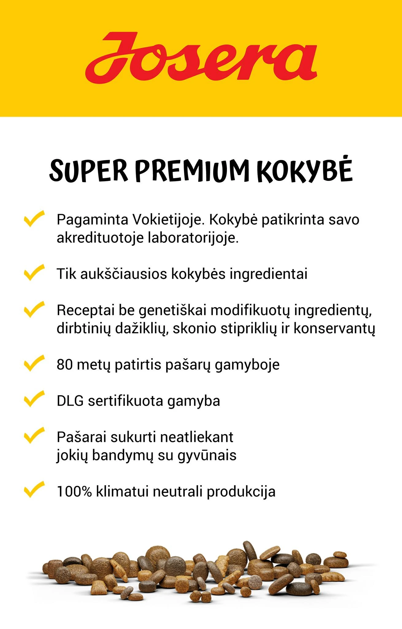 Josera Naturelle Sterilised begrūdis sausas maistas suaugusioms sterilizuotoms katėms 2kg Nauja Pakuotė!