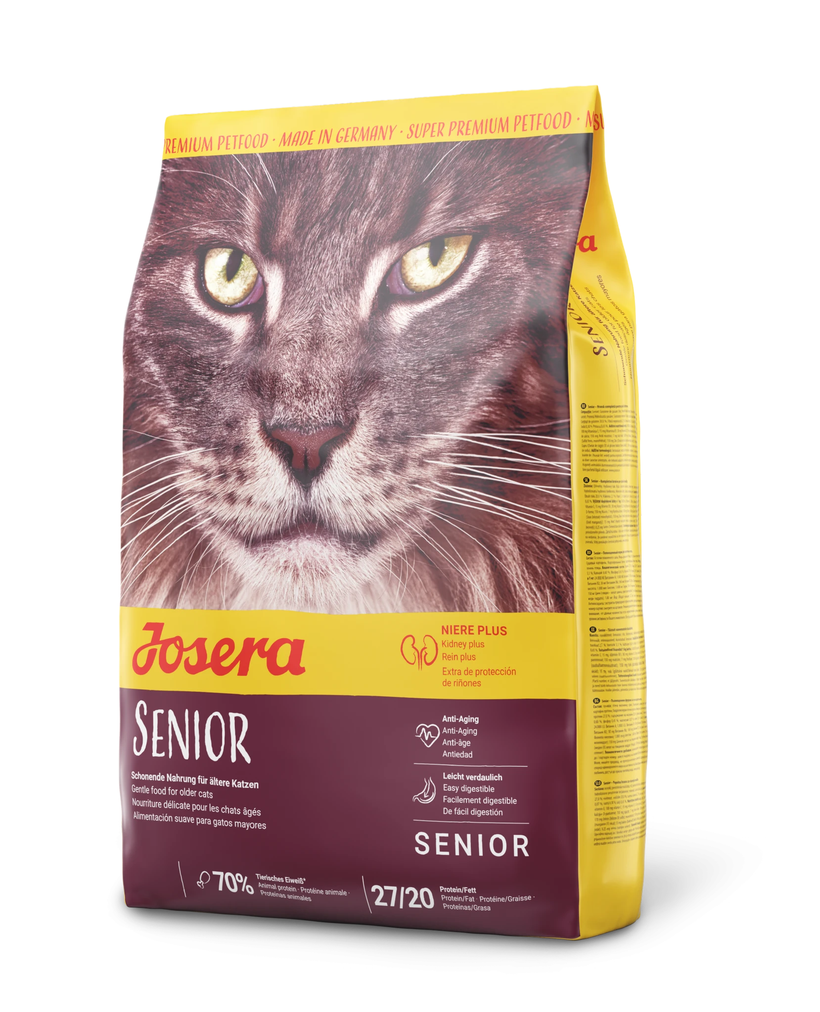 Josera Senior Carismo sausas maistas senyvoms katėms 10kg (Nauja pakuotė)
