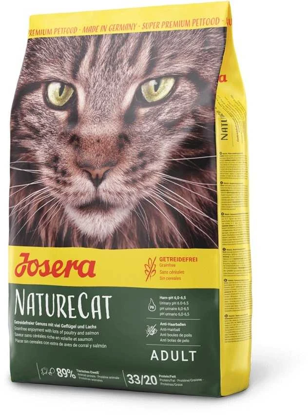 Sausas maistas Josera NatureCat suaugusioms katėms begrūdis, 400g