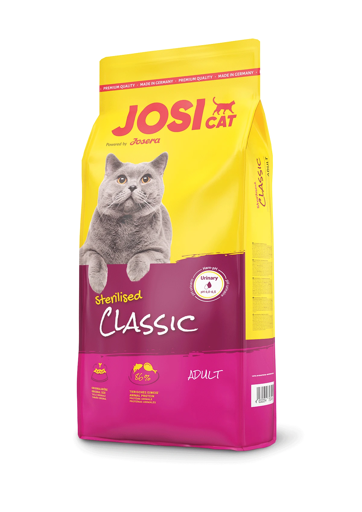 Josicat Josera Pašaras katėms Sterilized Classic 10kg