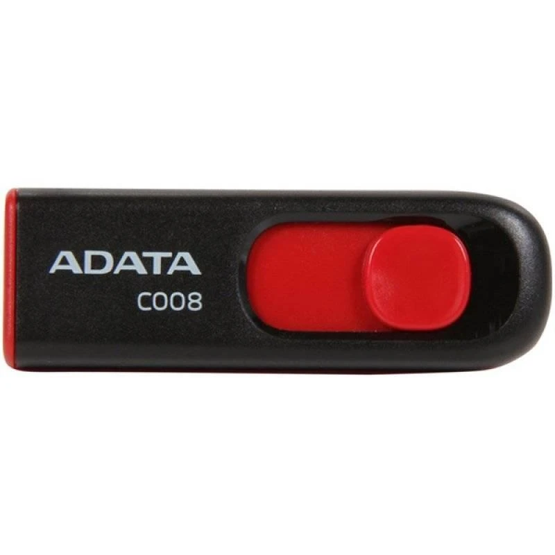 Ištraukiamas atmintukas Adata C008 32GB Juodas/raudonas