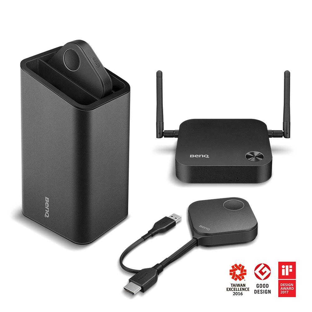 Projektorius BenQ InstaShow WDC10 EU/UAE/JP wireless video/audio extender, c:Juodas