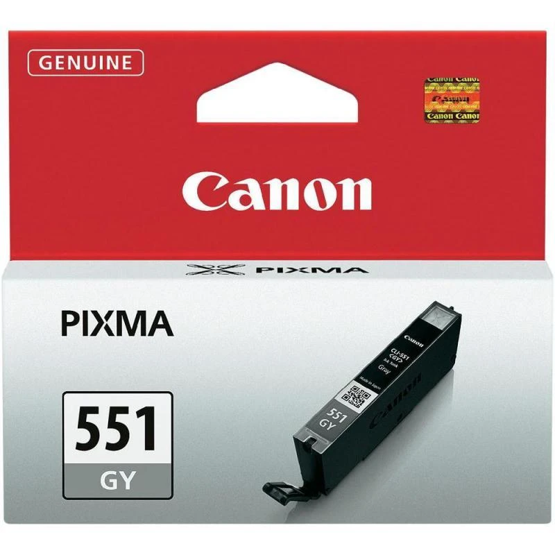 CANON 1LB CLI-551XLGY rašalo kasetė pilkas didelės talpos 3.350 puslapių 1 pak. XL