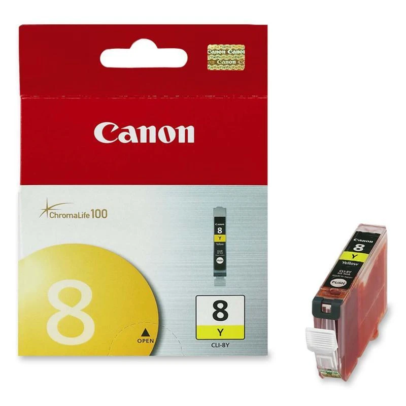 CANON CLI-8Y rašalas geltonas, 13 ml, skirtas Pixma MP800 500 iX4000 iX5000