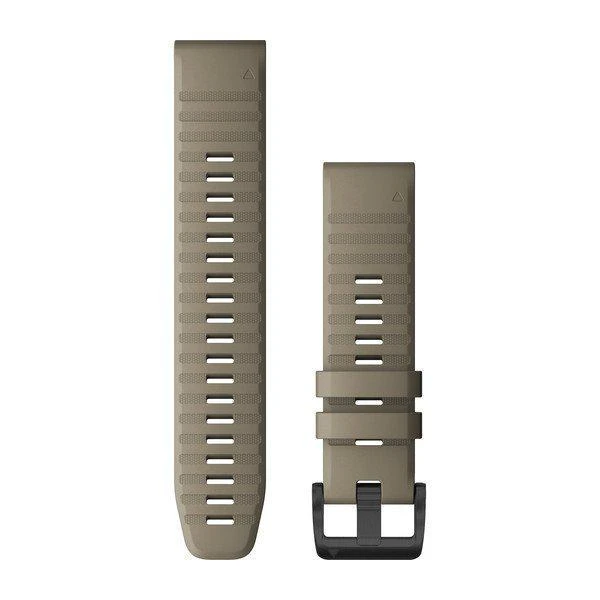 Išmaniojo laikrodžio Garmin greitai atsegamas, silikoninis dirželis, Rudos spalvos, 22mm