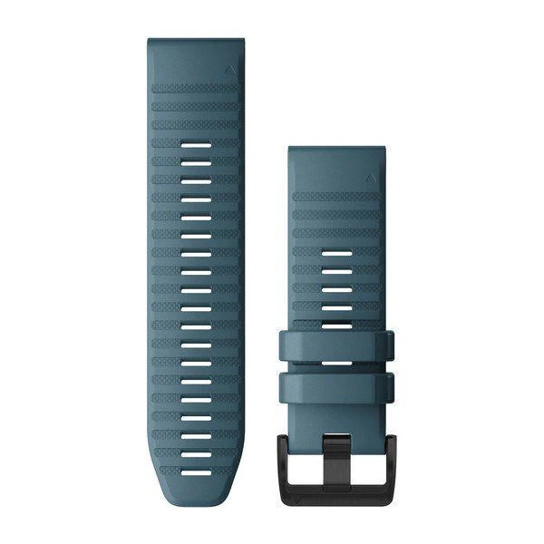 Išmaniojo laikrodžio Garmin greitai atsegamas, silikoninis dirželis, Mėlynos spalvos, 26mm
