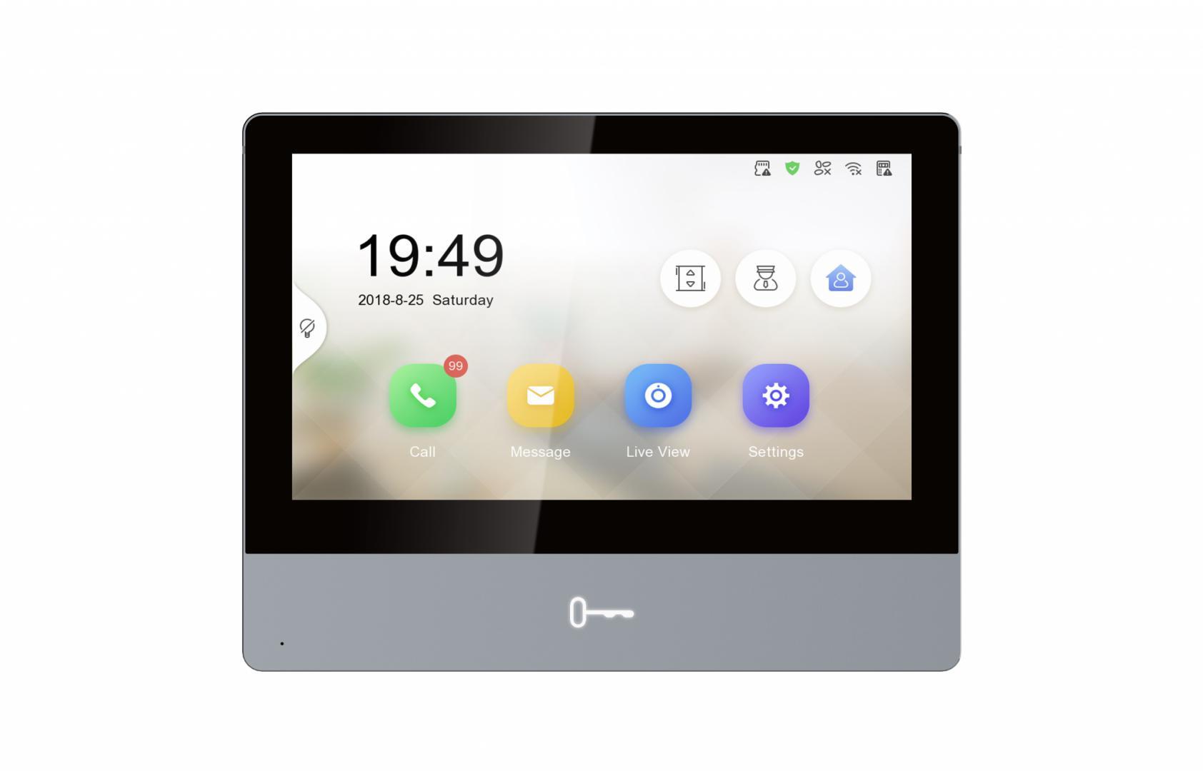 PATALPŲ VIDAUS SKYDELIS Wi-Fi / IP DS-KH8350-WTE1/EU Hikvision
