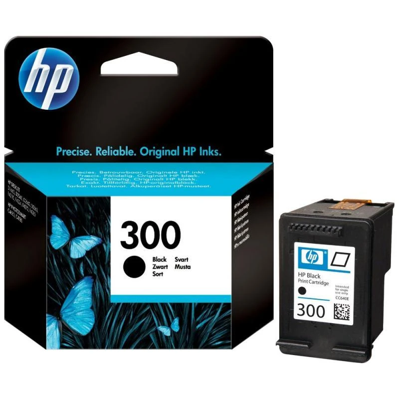 Hewlett Packard (HP) HP 300 juoda rašalinė