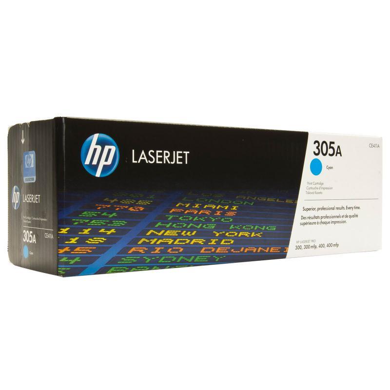 Hewlett Packard (HP) HP 305A kasetė, žydra