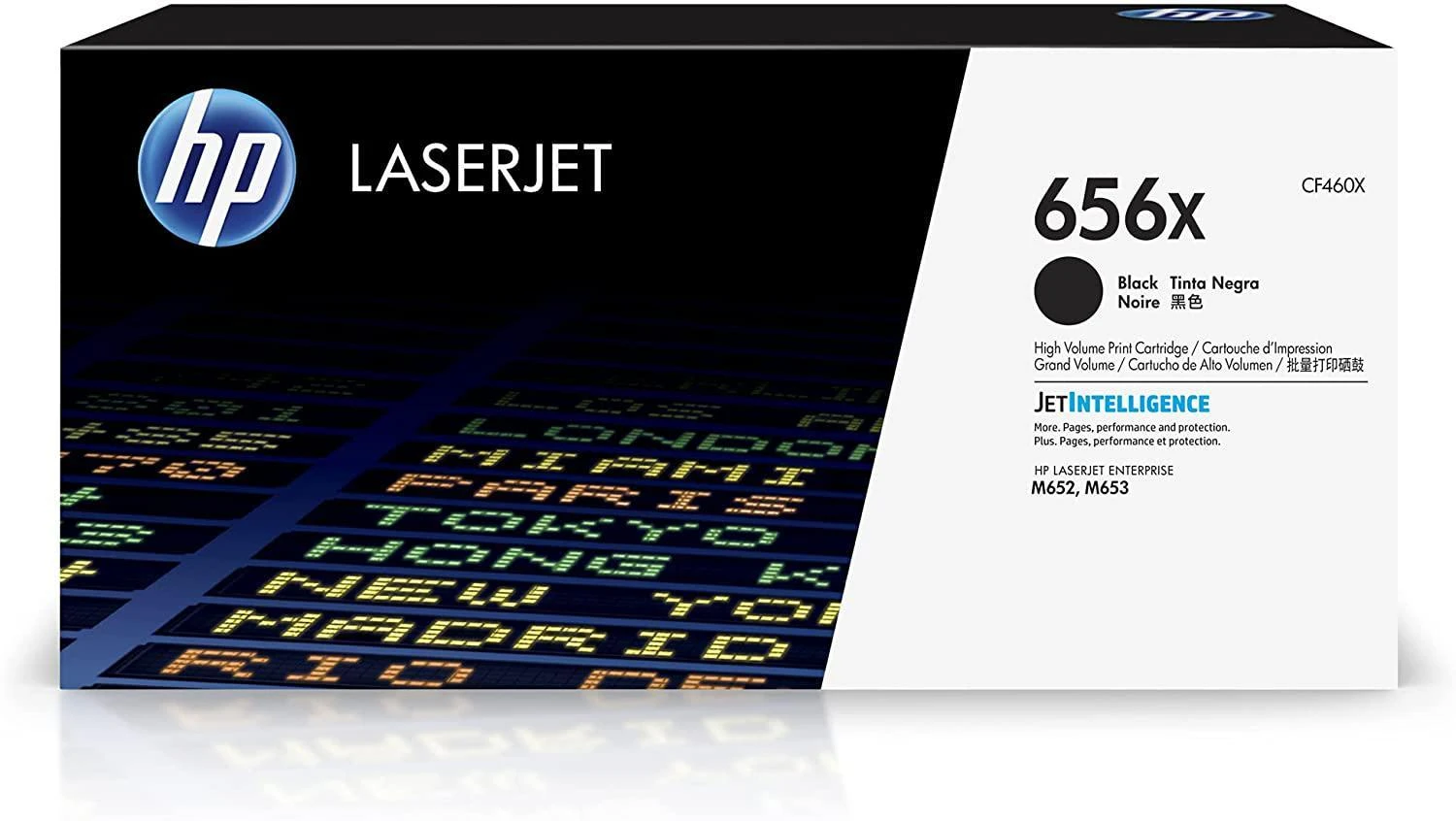 „Hewlett Packard“ (HP) HP 656X originali „LaserJet“ tonerio kasetė „Juodas“, didelė našumas