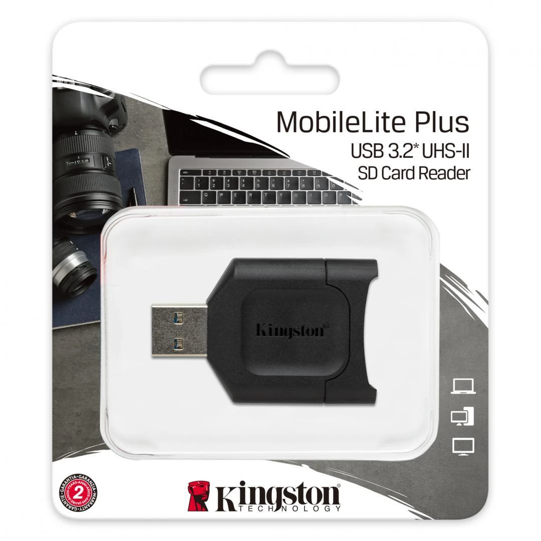KINGSTON MobileLite Plus USB 3.1 Micro SDHC/SDXC UHS-II kortelių skaitytuvas