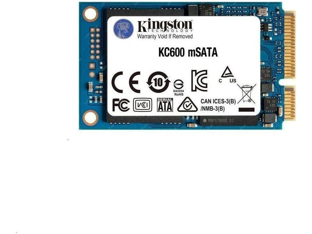 KINGSTON KC600 1024GB SATA3 mSATA SSD