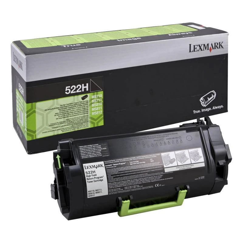 Lexmark 52D2H0E Cartridge, Juodas, 25000 pages
