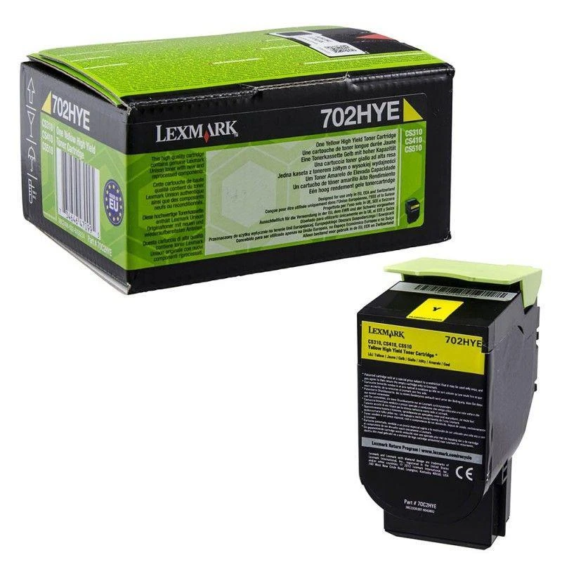 Lexmark 70C2HYE Cartridge, Geltona, 3000 pages