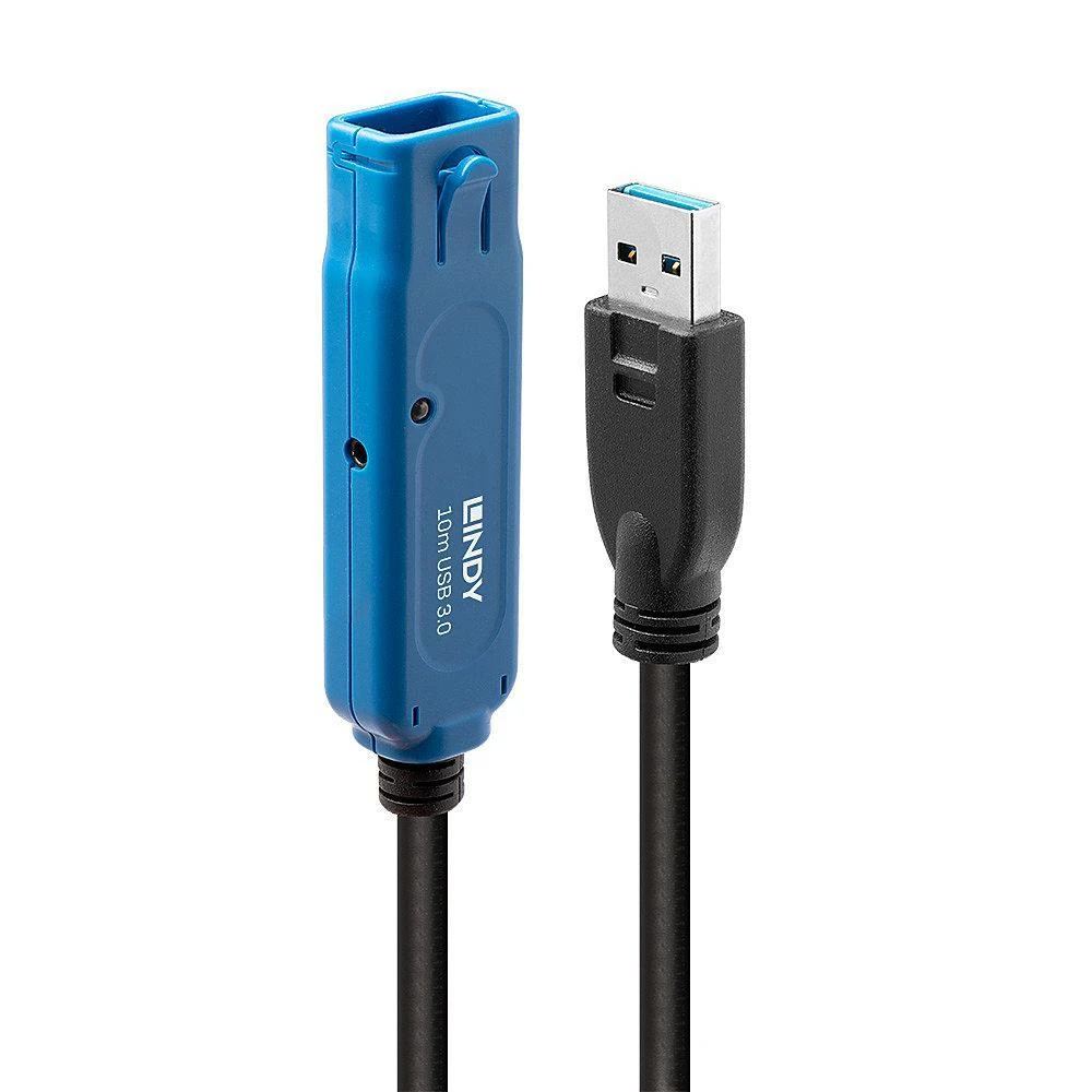 USB Prailginimo Laidas - LINDY USB 3.0 Prailginimo Laidas Pro Extend Type M/F, 10 m, Juodas