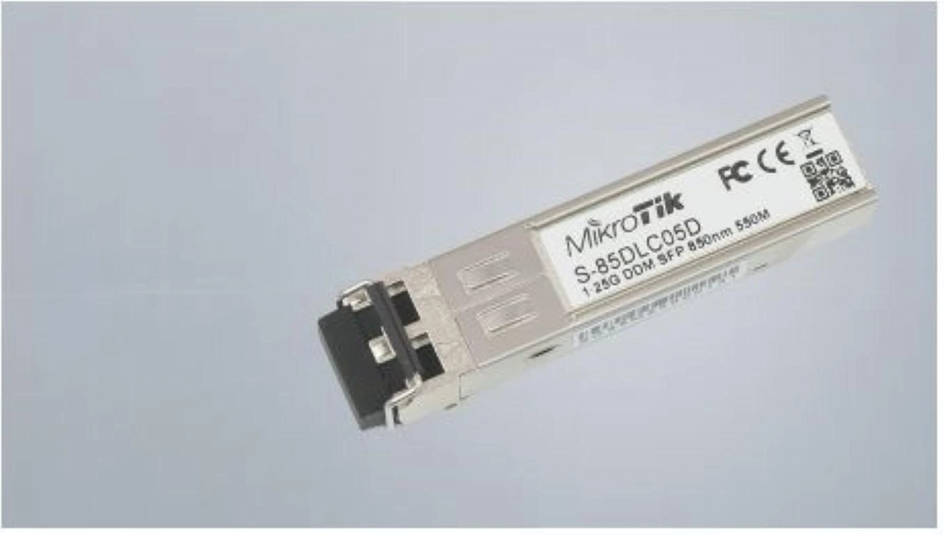 Šakotuvas MIKROTIK MT S-85DLC05D MikroTik S-85DLC05D 1.25G SFP SX-LC (MM) 850nm 550m DDM for RB260x,RB2011x,CCRx