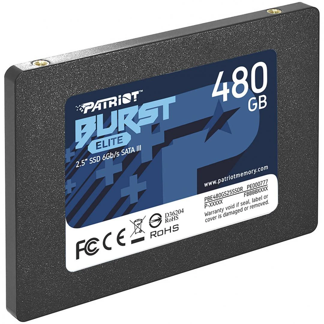 Kietasis vidinis diskas SSD Patriot Burst Elite 480 GB 2.5" SATA III