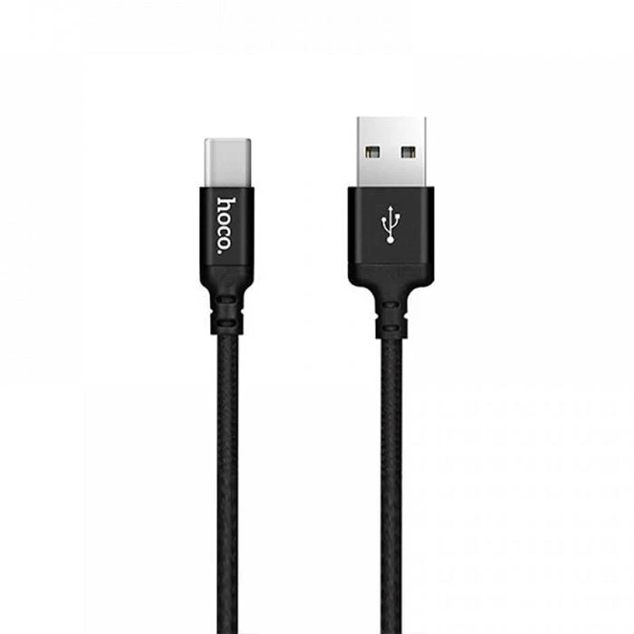 HOCO kabelis USB A į Type C 2,4A X20 1 m juodos spalvos