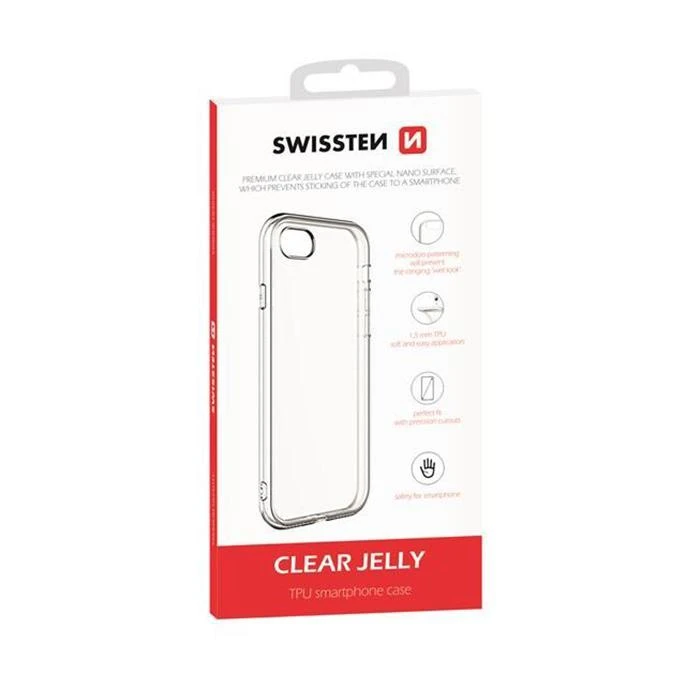Swissten Clear Jelly Back Case 1,5 mm Silikoninis dėklas Apple iPhone 11 Pro Transparent