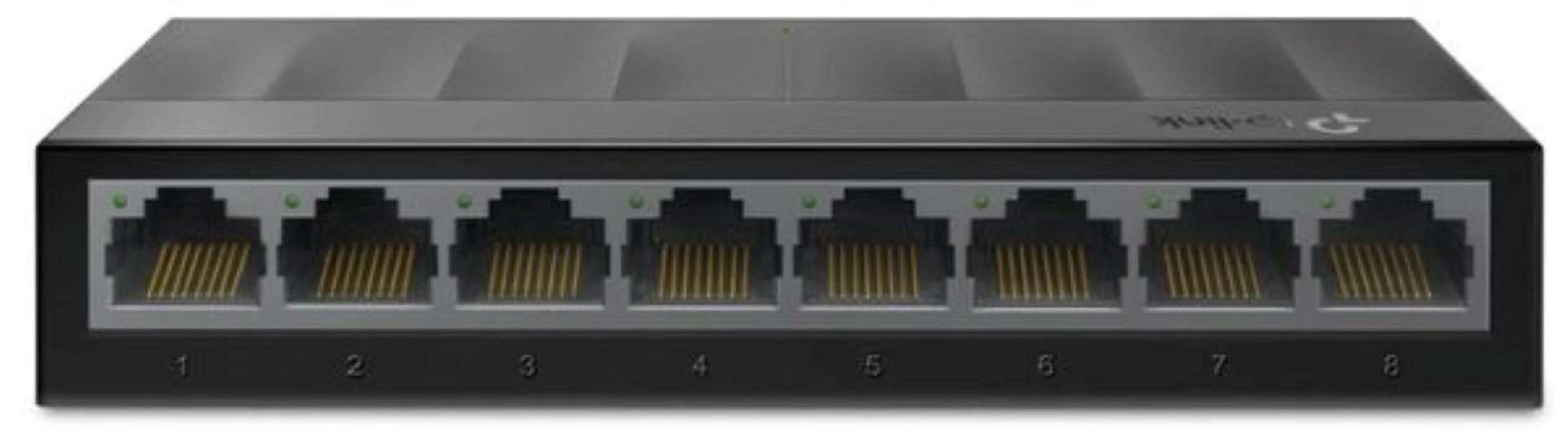 TP-LINK LiteWave 8-port Gigabit Desktop Switch 8 Gigabit RJ45 Ports Desktop Plastikinis dėklas