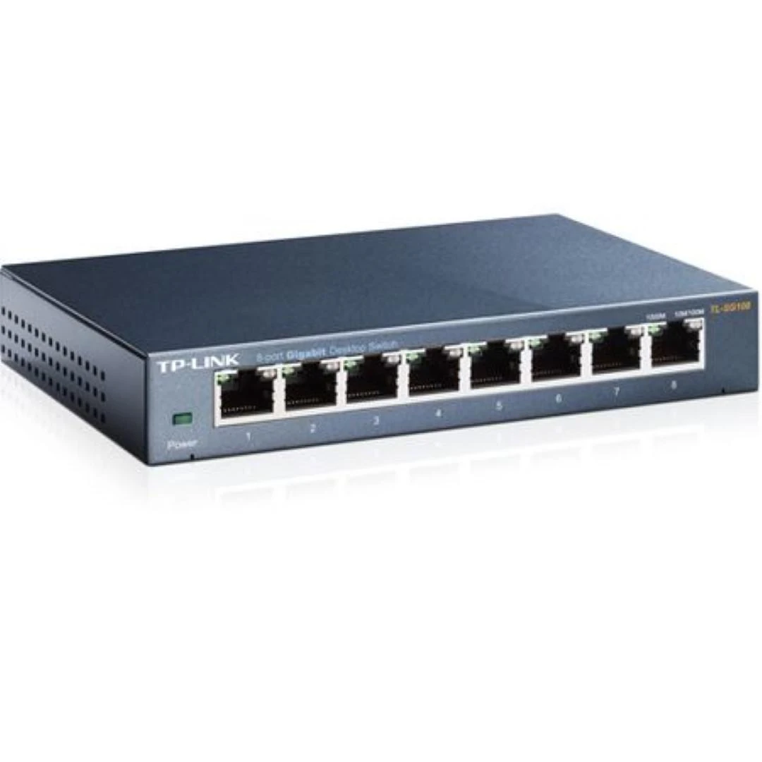 Šakotuvas TP-Link TL-SG108S - switch - 8 jungtys