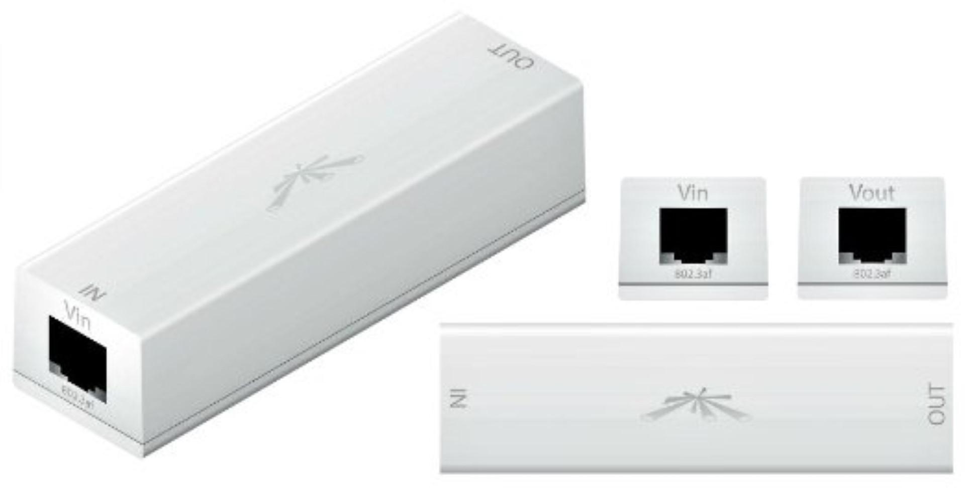 Šakotuvas UBIQUITI INS-8023AF-I Ubiquiti Instant 802.3af adapteris, vidinis – 48V 802.3af (įvestis: 48V išvestis: 18V, 0,7A)