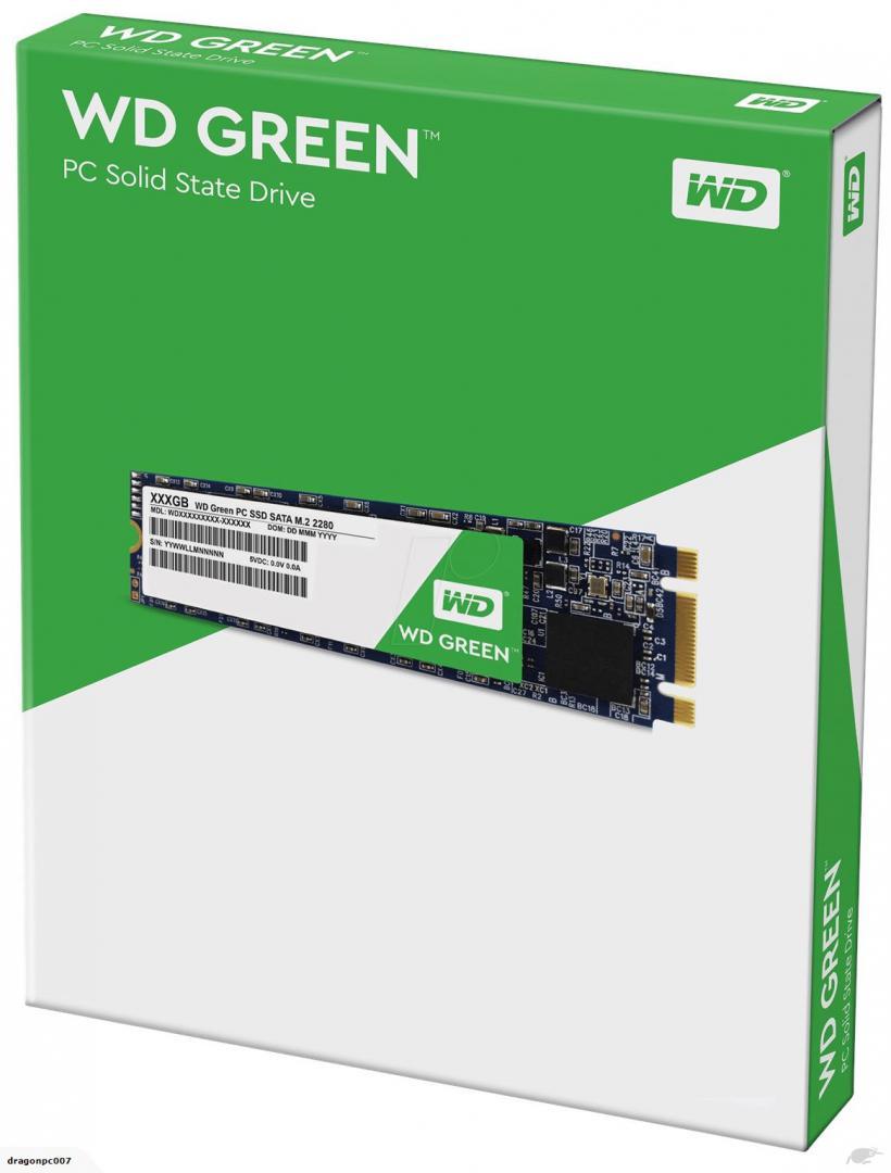 Western Digital SanDisk Drive WD Žalias WDS240G2G0B (240 GB , M.2, SATA III)