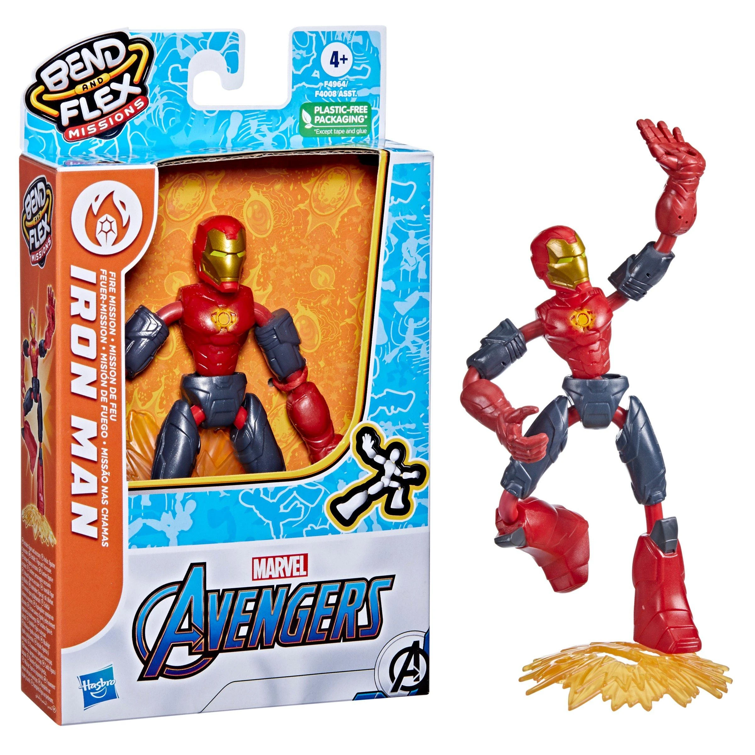 AVENGERS „Bend and Flex“ figūrėlė, 15 cm