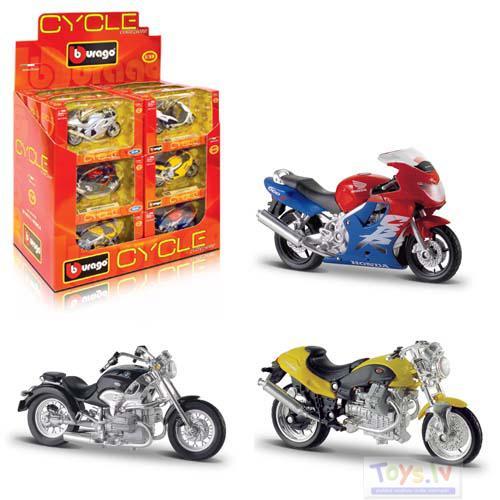 BBURAGO 1/18 motociklas, asort., 18-51030