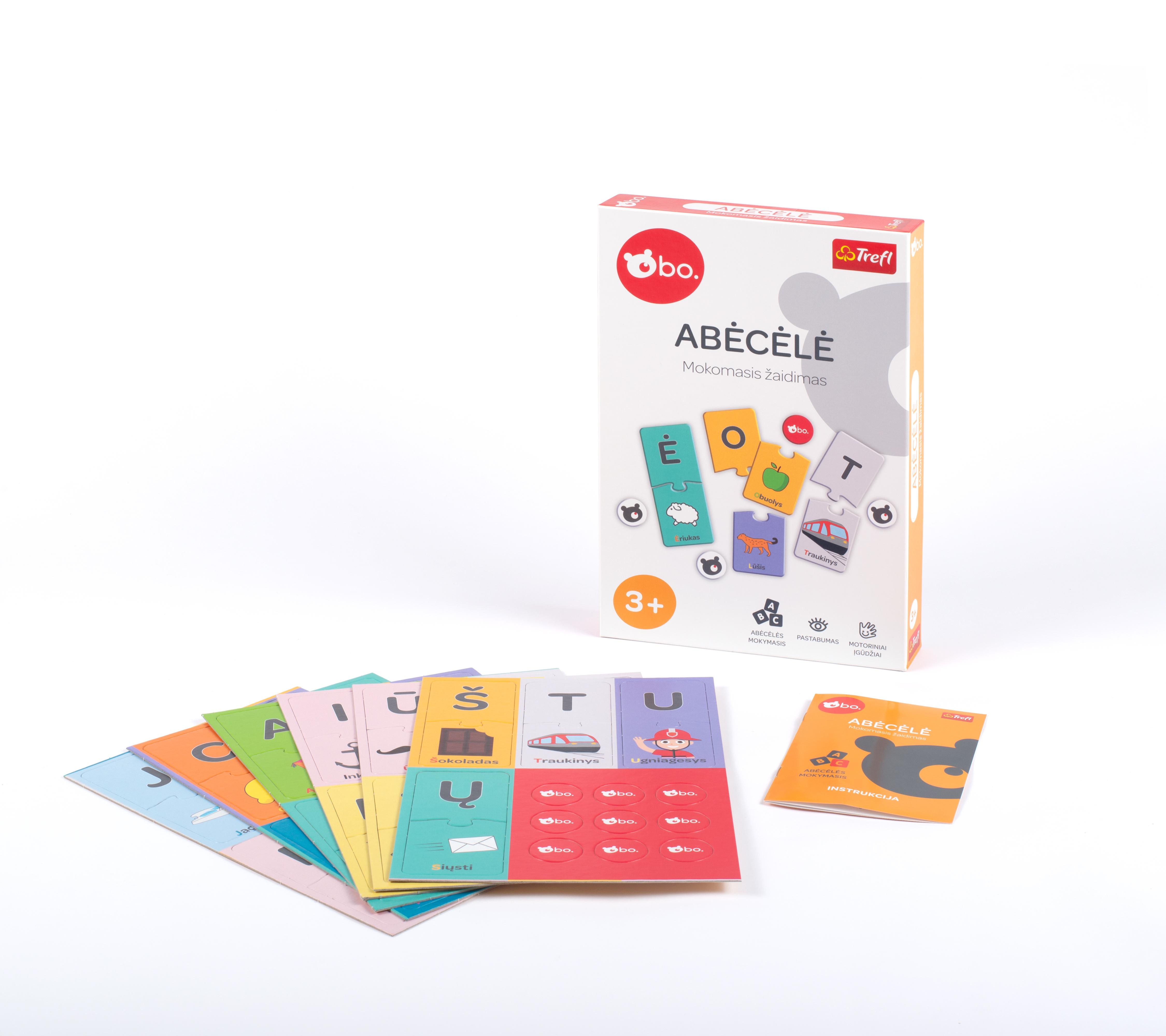 bo. Mokomasis žaidimas „Abėcėlė“ (Lietuvių kalba), modelis - 1945LT ...