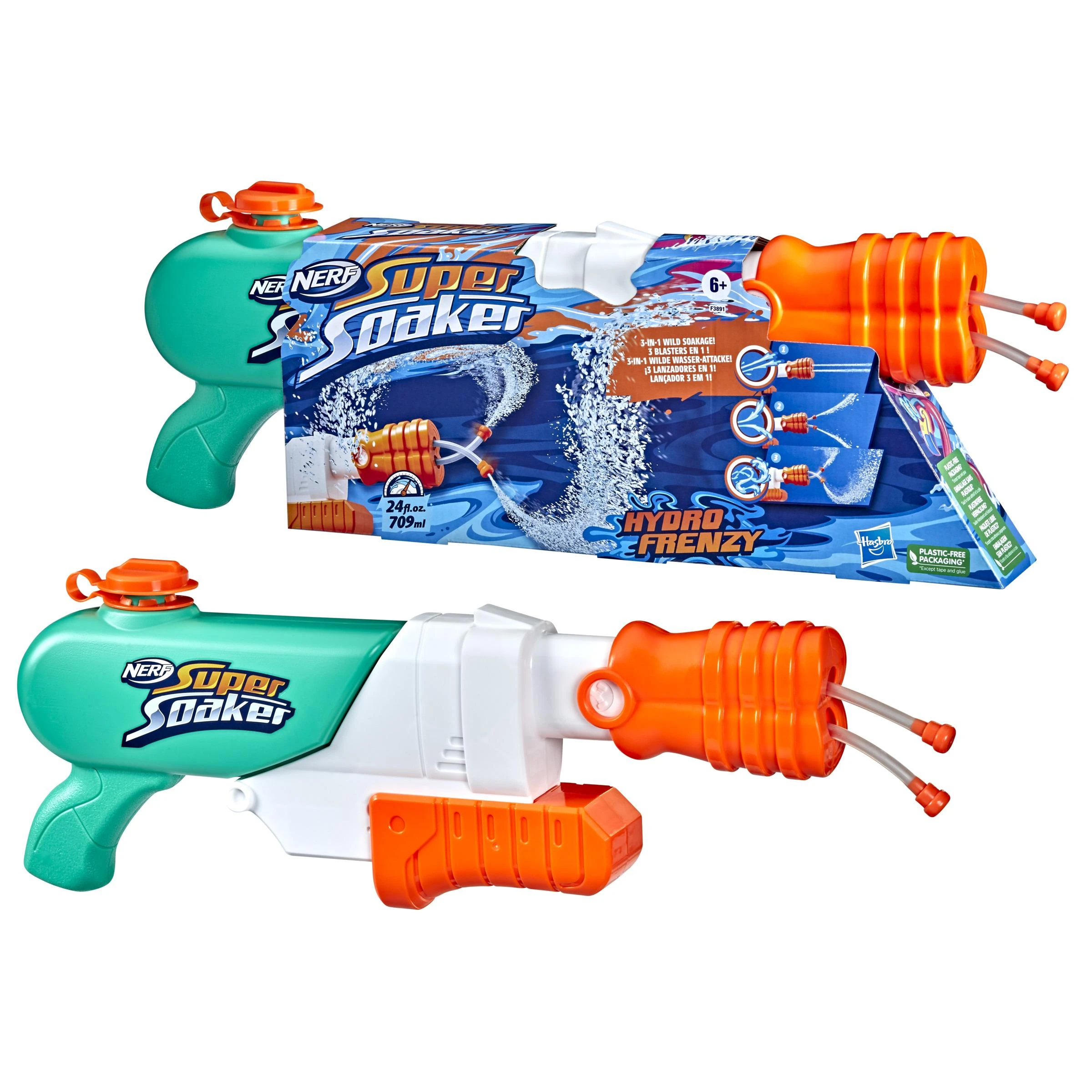 Hasbro NERF SUPERSOAKER Vandens šautuvas HYDRO FRENZY