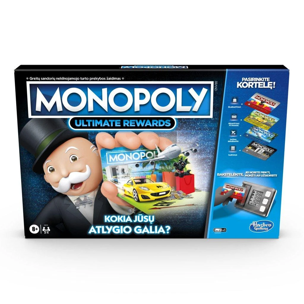 Hasbro Žaidimas „Monopolis: super elektroninė bankininkystė“, LT