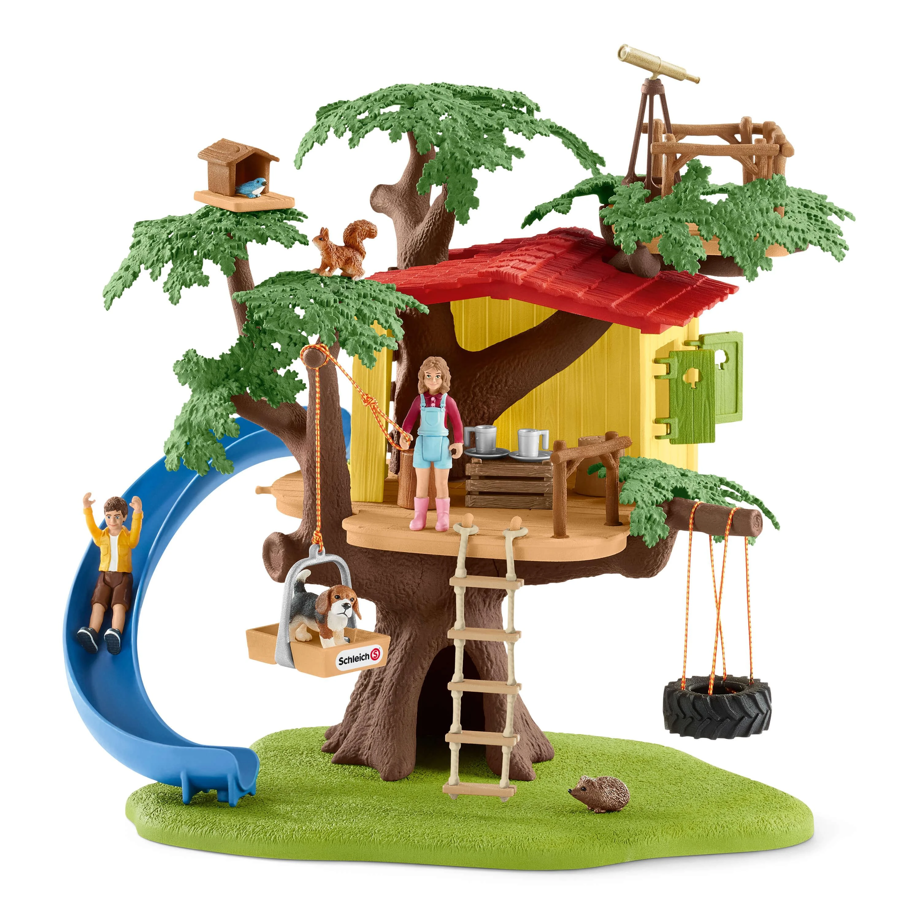 SCHLEICH „Naminiai gyvūnai“ Rinkinys - Namelis Medyje aprašymas - Prekės nuotrauka