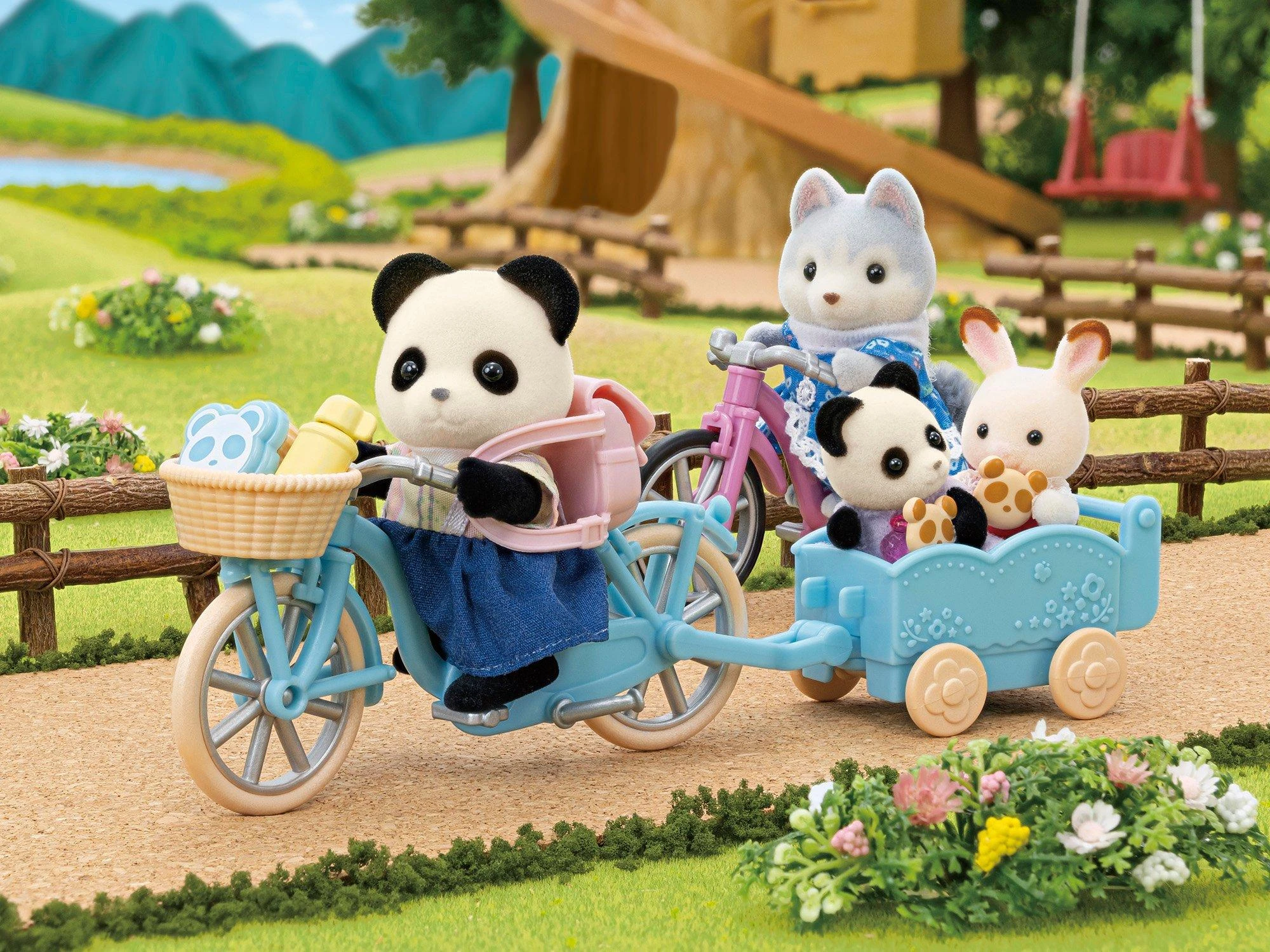 Sylvanian Families Rinkinys su mažąja panda