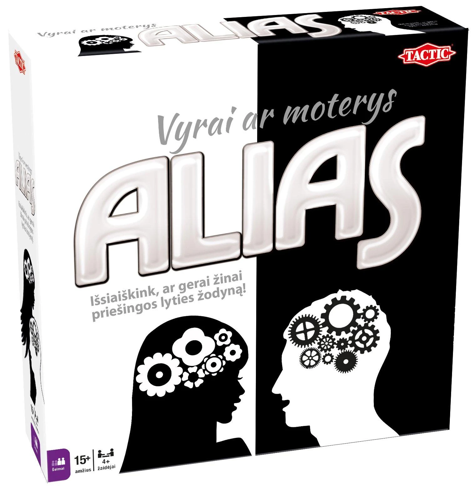 Tactic Stalo žaidimas „Alias: vyrai ar moterys?“ (Lietuvių kalba)