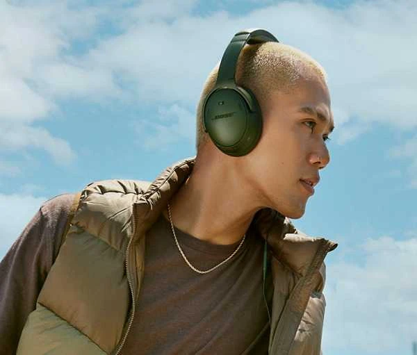 Belaidės ausinės Bose QuietComfort SC, Juodos spalvos