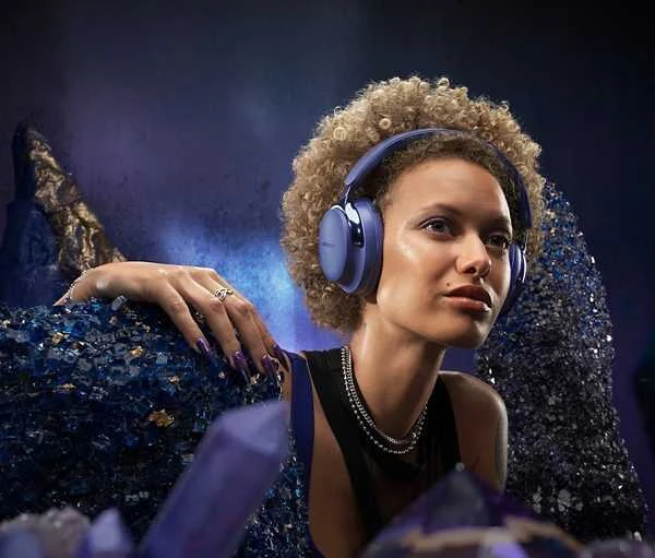 Bose QuietComfort Ultra mėlynos ausinės