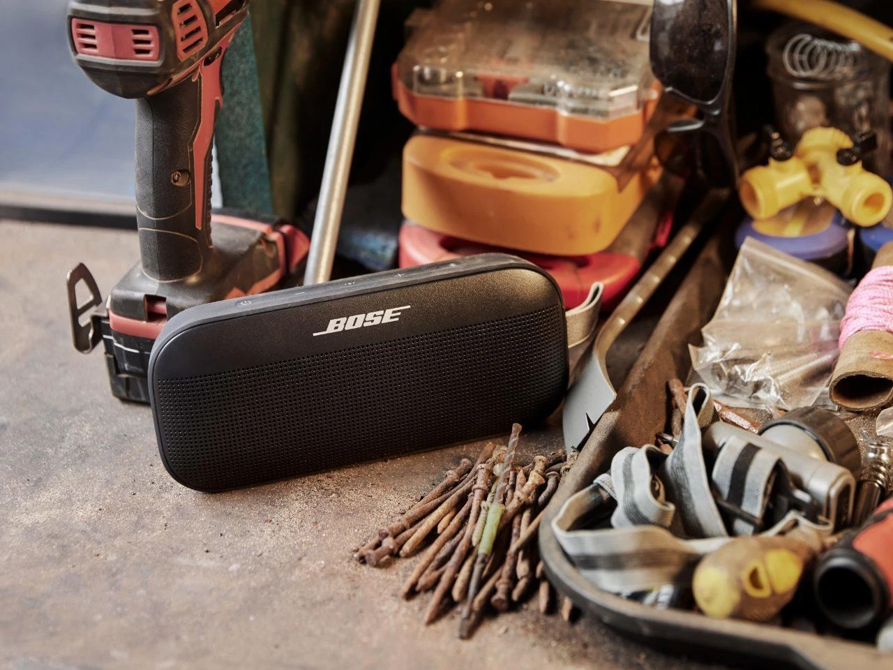 Nešiojama kolonėlė Bose SoundLink Flex Bluetooth®,  Mėlyno akmens spalvos