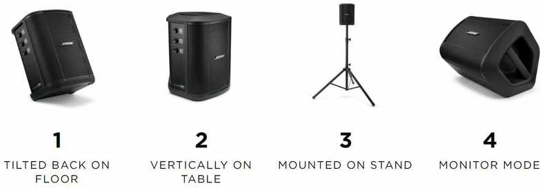 Nešiojama garso sistema Bose S1 Pro+