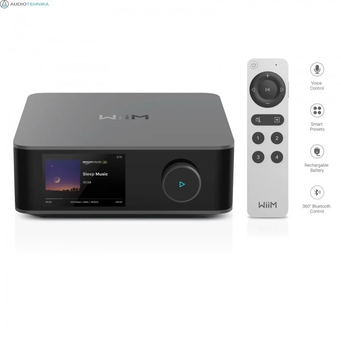 Bose WiiM AMP ULTRA stereo imtuvas su srautiniu grotuvu