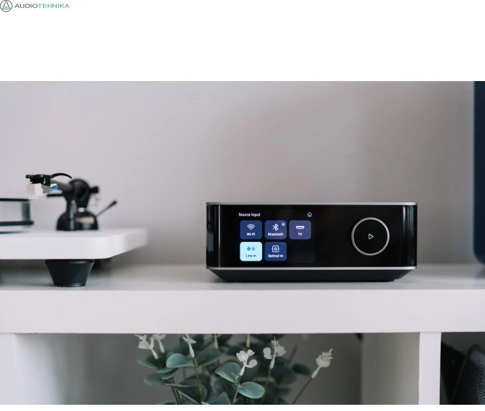 Bose WiiM AMP ULTRA stereo imtuvas su srautiniu grotuvu