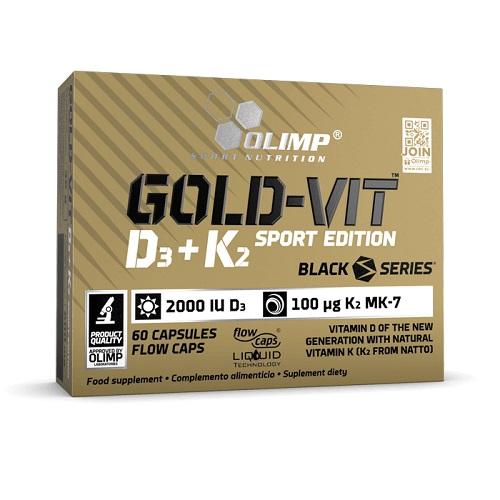 Olimp Sport Nutrition Olimp® Gold-Vit™ D3+K2 Sport Edition Vitaminai 60  Kapsulių | Varle.lt
