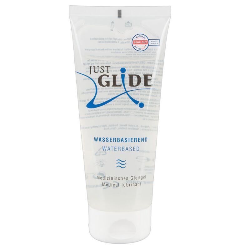 Just Glide Vandens pagrindo lubrikantas, 200 ml