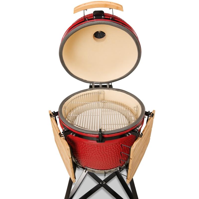 Kepsninė KAMADO BONO GRANDE 59cm su 6 priedais raudona